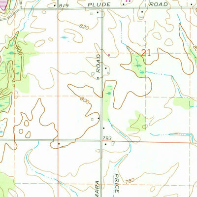 United States Geological Survey Coleman NE, MI (1969, 24000-Scale) digital map