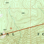 United States Geological Survey Coleman Peak, WA (2001, 24000-Scale) digital map