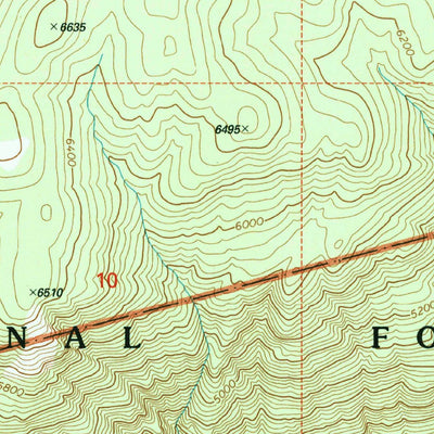 United States Geological Survey Coleman Peak, WA (2001, 24000-Scale) digital map