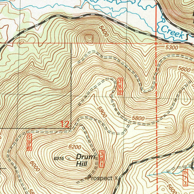 United States Geological Survey Coleman Point, OR (2004, 24000-Scale) digital map