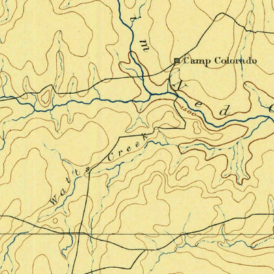 United States Geological Survey Coleman, TX (1887, 125000-Scale) digital map
