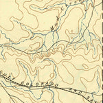 United States Geological Survey Coleman, TX (1889, 125000-Scale) digital map