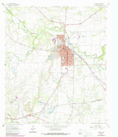 United States Geological Survey Coleman, TX (1963, 24000-Scale) digital map
