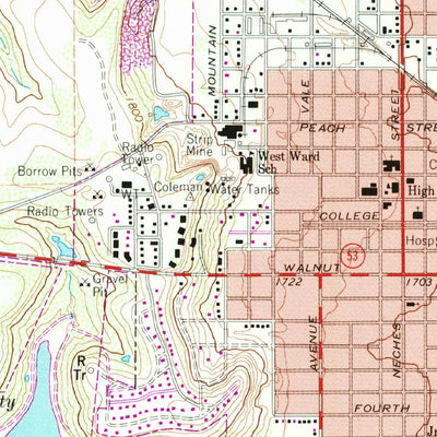 United States Geological Survey Coleman, TX (1963, 24000-Scale) digital map