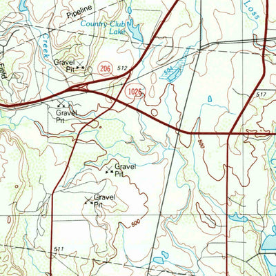 United States Geological Survey Coleman, TX (1985, 100000-Scale) digital map