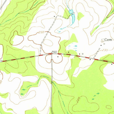 United States Geological Survey Colemans Lake, GA (1973, 24000-Scale) digital map
