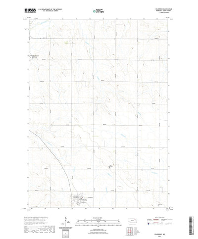 United States Geological Survey Coleridge, NE (2021, 24000-Scale) digital map