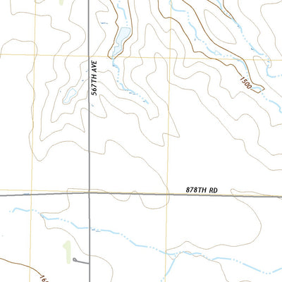 United States Geological Survey Coleridge, NE (2021, 24000-Scale) digital map