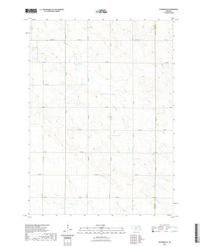 United States Geological Survey Coleridge SE, NE (2021, 24000-Scale) digital map