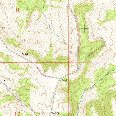 United States Geological Survey Colesburg, IA (1957, 24000-Scale) digital map