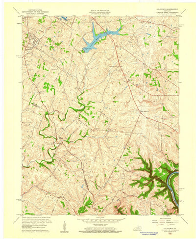 United States Geological Survey Coletown, KY (1959, 24000-Scale) digital map