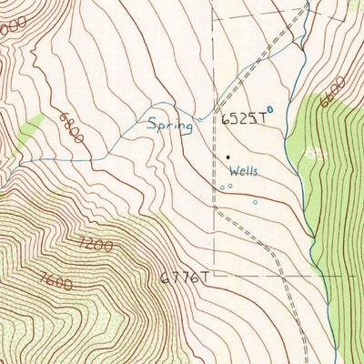 United States Geological Survey Coleville, CA (1988, 24000-Scale) digital map