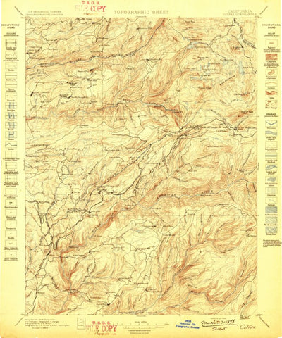 United States Geological Survey Colfax, CA (1898, 125000-Scale) digital map