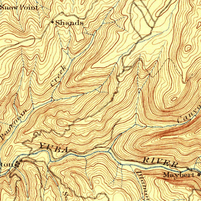 United States Geological Survey Colfax, CA (1898, 125000-Scale) digital map