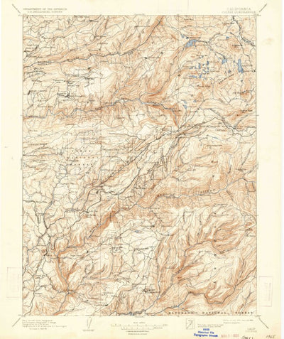 United States Geological Survey Colfax, CA (1902, 125000-Scale) digital map