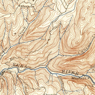 United States Geological Survey Colfax, CA (1902, 125000-Scale) digital map