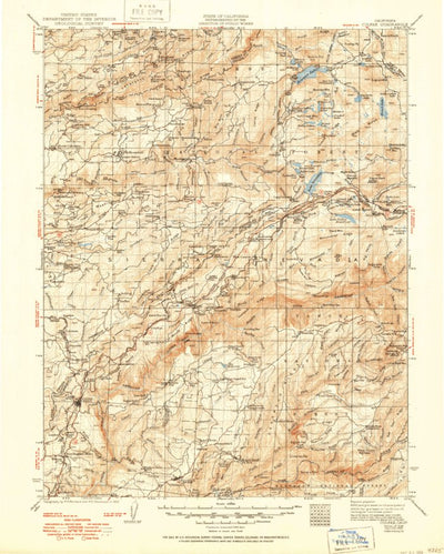 United States Geological Survey Colfax, CA (1938, 125000-Scale) digital map