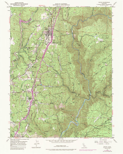 United States Geological Survey Colfax, CA (1949, 24000-Scale) digital map