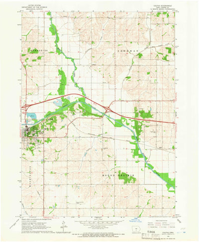 United States Geological Survey Colfax, IA (1965, 24000-Scale) digital map