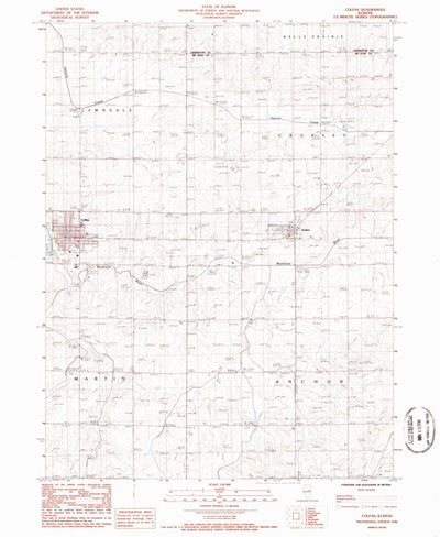 United States Geological Survey Colfax, IL (1986, 24000-Scale) digital map