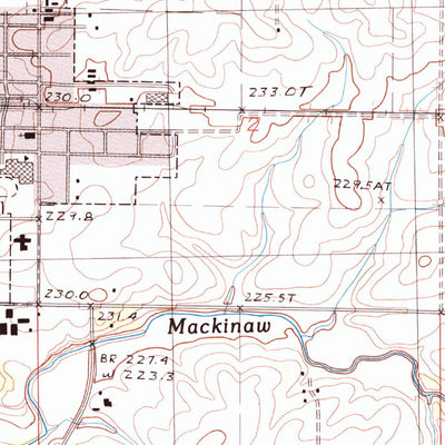 United States Geological Survey Colfax, IL (1986, 24000-Scale) digital map