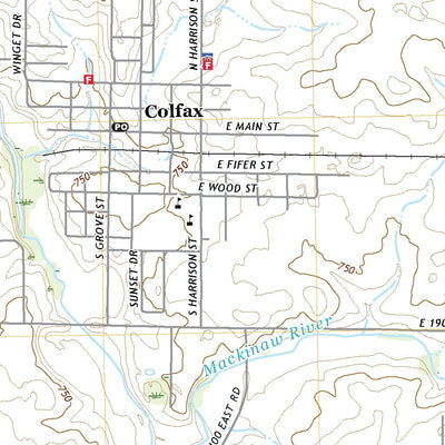 United States Geological Survey Colfax, IL (2021, 24000-Scale) digital map