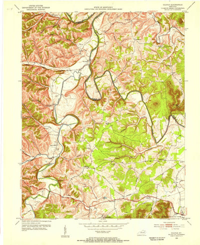 United States Geological Survey Colfax, KY (1953, 24000-Scale) digital map
