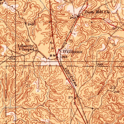 United States Geological Survey Colfax, LA (1936, 62500-Scale) digital map