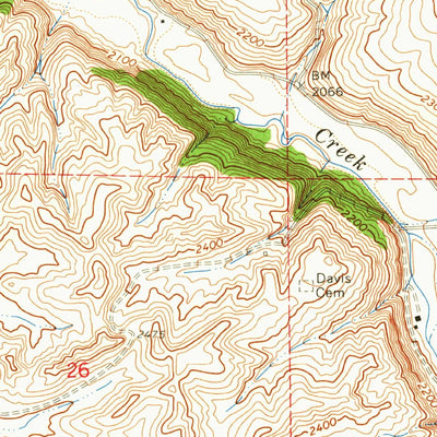 United States Geological Survey Colfax South, WA (1964, 24000-Scale) digital map