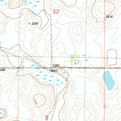 United States Geological Survey Colgan SE, ND (1983, 24000-Scale) digital map