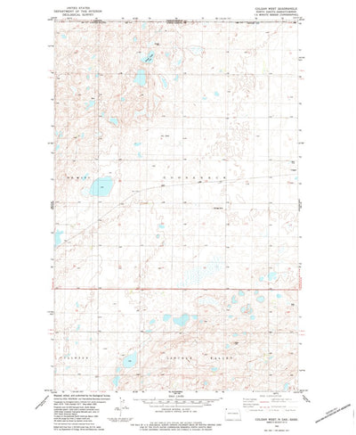 United States Geological Survey Colgan West, ND (1983, 24000-Scale) digital map