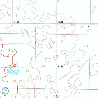 United States Geological Survey Colgan West, ND (1983, 24000-Scale) digital map
