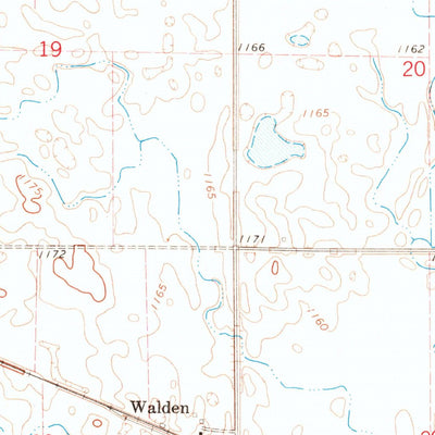 United States Geological Survey Colgate, ND (1967, 24000-Scale) digital map