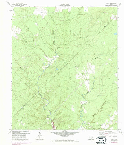 United States Geological Survey Colita, TX (1960, 24000-Scale) digital map