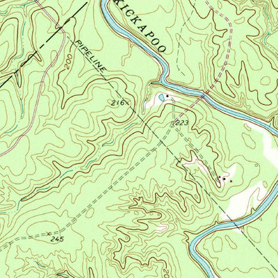 United States Geological Survey Colita, TX (1960, 24000-Scale) digital map