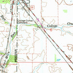 United States Geological Survey College Corner, OH-IN (1992, 24000-Scale) digital map