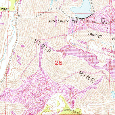United States Geological Survey College Mound, MO (1953, 24000-Scale) digital map