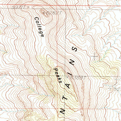 United States Geological Survey College Peaks, AZ (1985, 24000-Scale) digital map