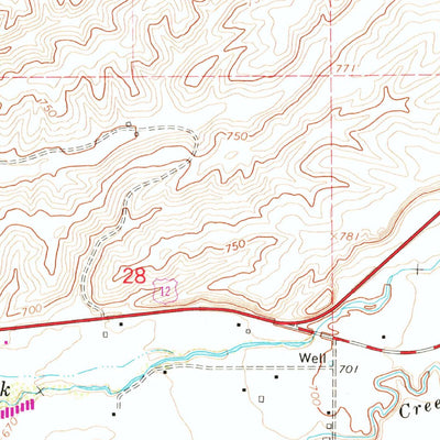 United States Geological Survey College Place, WA-OR (1966, 24000-Scale) digital map