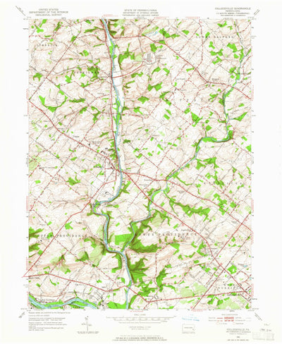 United States Geological Survey Collegeville, PA (1951, 24000-Scale) digital map