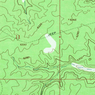 United States Geological Survey Collet Top, UT (1968, 24000-Scale) digital map