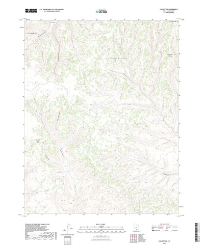 United States Geological Survey Collet Top, UT (2023, 24000-Scale) digital map