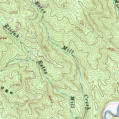 United States Geological Survey Collettsville, NC (1993, 24000-Scale) digital map