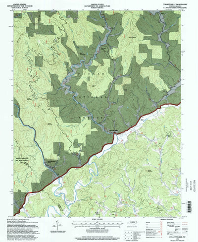 United States Geological Survey Collettsville, NC (1994, 24000-Scale) digital map