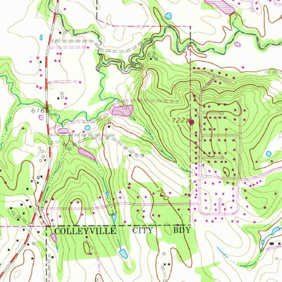United States Geological Survey Colleyville, TX (1959, 24000-Scale) digital map
