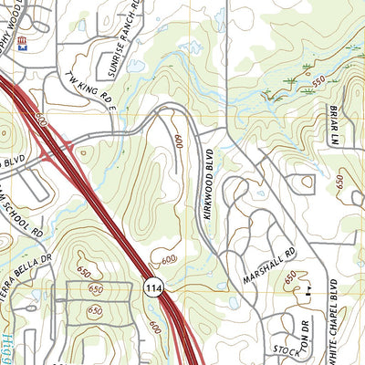 United States Geological Survey Colleyville, TX (2022, 24000-Scale) digital map