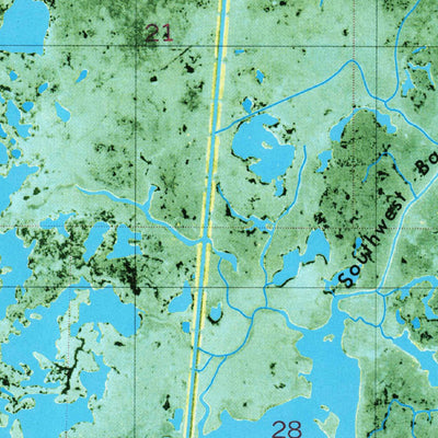 United States Geological Survey Collicon Lake, LA (1979, 24000-Scale) digital map