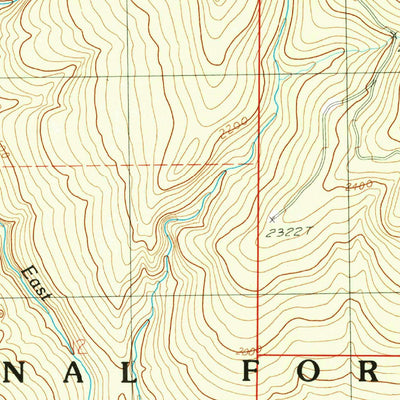 United States Geological Survey Collier Butte, OR (1989, 24000-Scale) digital map
