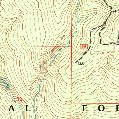 United States Geological Survey Collier Butte, OR (1998, 24000-Scale) digital map