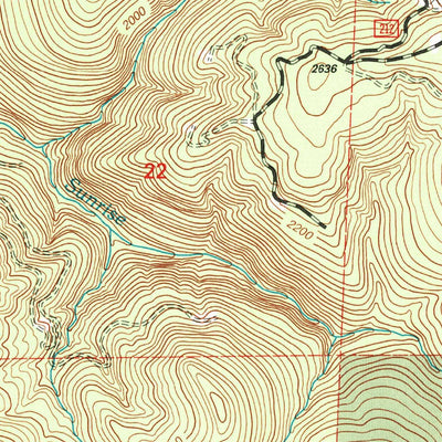 United States Geological Survey Collier Butte, OR (1998, 24000-Scale) digital map
